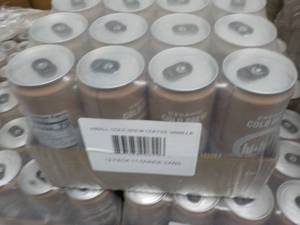 lot 373 image: 12 11 oz cans Vanilla Hi Ball cold ...