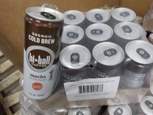 lot 376 image: 12 11 oz cans Mocha Hi Ball cold br...