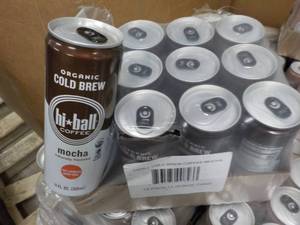 lot 377 image: 12 11 oz cans Mocha Hi Ball cold br...