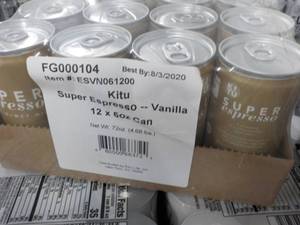 lot 382 image: 12 6 oz cans vanilla super expresso...