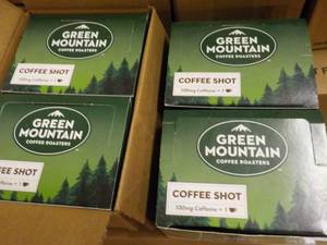 lot 394 image: 4 boxes Mocha Green Mountain coffee...