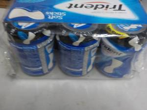 lot 398 image: 6 50 stick bottles Trident gum...