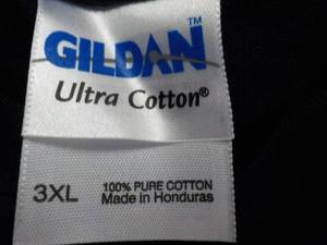 lot 415 image: 6 Gildan navy mens size 3XL T-shir...
