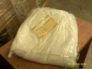 sterling faux linen bedspread full ...