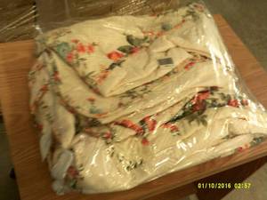 floral bqt bedspread -twin...