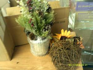new fake flowers ...
