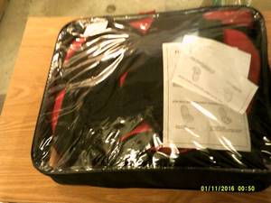 14 pc seat cover set red...