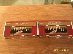 LED candles 2 sets ...