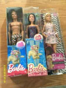 3 new barbies ...