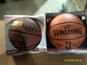 2 basketballs ...