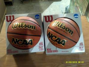 2 basketballs ...