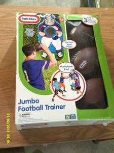 little tikes jumbo football trainer...