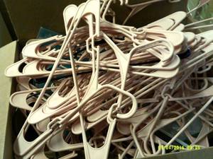 box of hangers and other misc ...