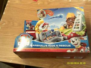 paw patrol marshalls ride and rescu...