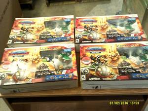 4 wii skylanders superchargers raci...