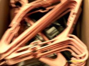 box of hangers ...