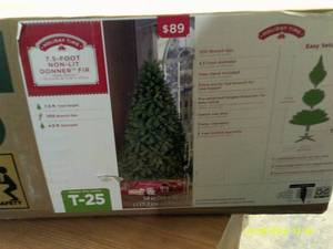 7.5 foot non lit donner fir christm...