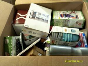 box of kitchen misc dip buddys, pac...