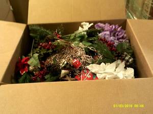 box of holiday misc ...