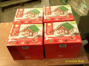 4 prebuilt kit gingerbread holiday ...