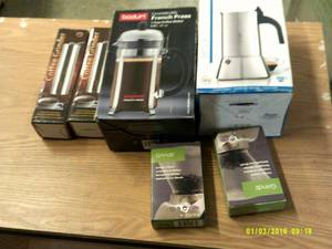 espresso maker, french press , hand...