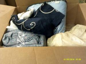 box of duvet covers ...