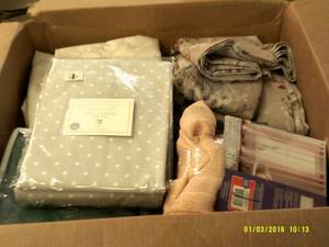 box full of curtains ...