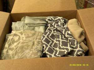 box full of curtains ...