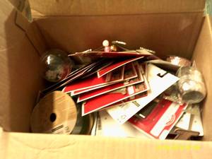box of holiday misc ...