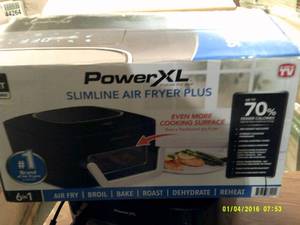 power xl simline air fryer plus 9qt...