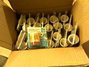 case of washi tape stickers ...
