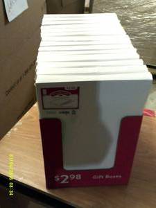 case of gift boxes ...