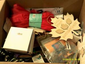 box of craft misc ...