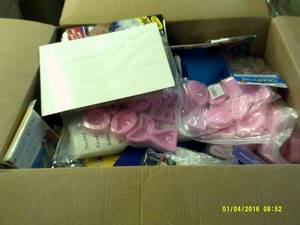 box of craft misc ...