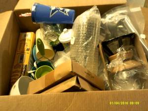 box of kitchen gadgets ...