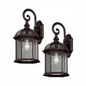 Hampton Bay Twin Pack 1-Light Weath...