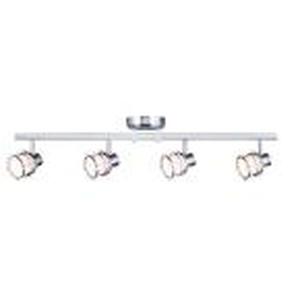 Hampton Bay 4-Light Pewter Integrat...