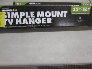 Simple Mount TV Hanger...