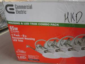 2 CE 6 inch Recessed Housing LED Tr...