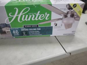 Hunter 46 inch Antero Ceiling Fan o...