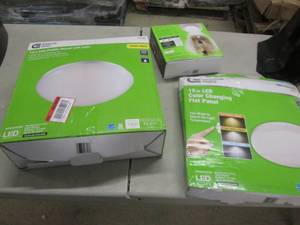 3 Assorted Commercial Electric LED ...