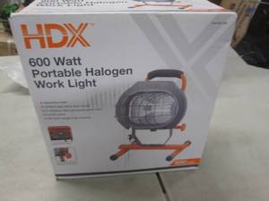 HDX 600 Watt Portable Halogen Work ...