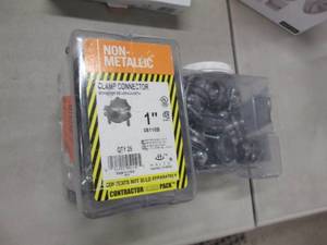 2- 25 pks Non-metallic Clamp Connec...