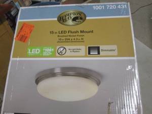 Hampton Bay 15 inch LED Flush Mount...