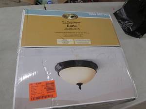Hampton Bay Earle 15 inch Flush Mou...
