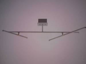 Alsy 3 ft 3 Light Aluminum with Chr...