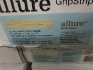 7 Cases TrafficMaster White Maple 6...