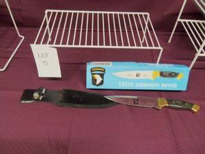 101st Airborne Bowie 12 Inch Stainl...