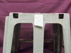 Gray Stand to cut wood on plastic w...