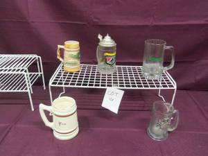 4 Glass Mugs...